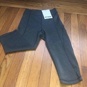NWT Ivy Park Gray Crop Leggings